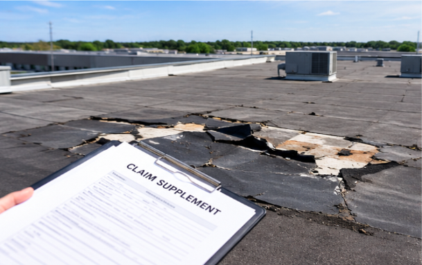 Commercial Roofing Damage Claim Supplements